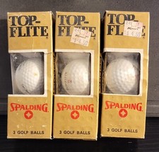 Vintage Spalding Top-Flite Extra Lively Extra Long Disrance Golf Balls Lot NIB