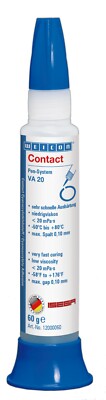 WEICON Contact VA 20 60 g | Sekundenkleber für Gummi, Kunststoffe | Zertifiziert