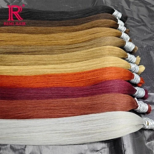 Hair Bulk No Weft Straight Virgin Hair Extensions Braiding Hair Weaving Human - Image 4 of 4