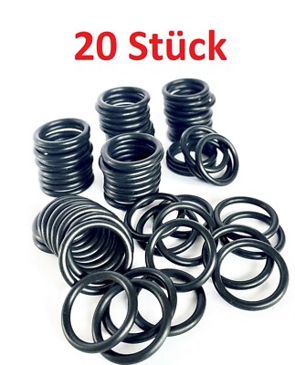 20 Stück O-Ring 9 x 2,5 mm Schnurstärke NBR 70 Dichtung Dichtring Gummiring SEAL