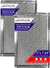 Microwave Grease Filters Fits GE CVM517P2M6S1 CVM517P3R2D1 JVM3162DJ2WW