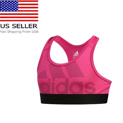 Adidas Girls Climacool Don't Rest Sport Bra Magenta Size Medium
