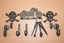 BIKERS COLLECTION / Craft Supplies / Garage Hooks / Man Cave Decor / Gift Idea