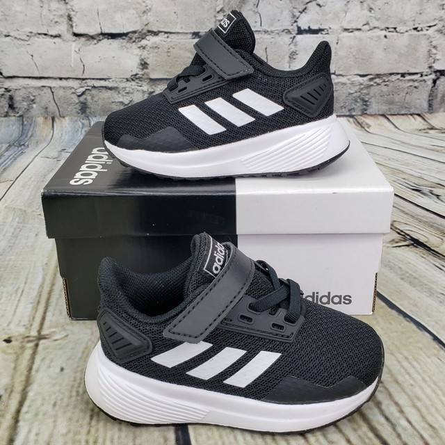 adidas Duramo 9 Toddler Boys Running SNEAKERS Shoes Black BC0824 Baby Size  3 for sale online | eBay