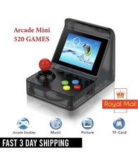 Retro Mini Arcade Machine 80's 500 Games 32 Bit Portable 3.0” Screen Video Games