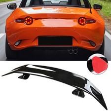 46gt Style Racing Rear Trunk Spoiler Wing Lip Glossy Black For Mazda Mx-5 Miata