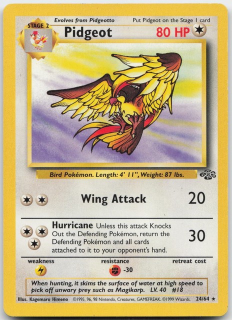 Pidgeot #24 (Jungle (1999))