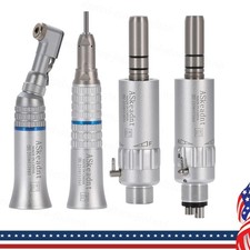 Contra Angle Straight Air Motor 2/4Holes Slow Low Speed Handpiece TOP Dental