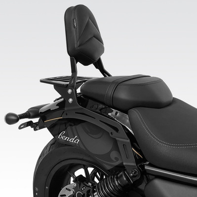 RÜCKENLEHNE BEIFAHRER + GEPÄCKTRÄGER [DPM CRUISER] - BANDAGE CHINCHILLA 500 - S-0939