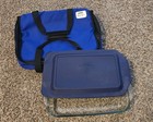 Blue Pyrex Portables Insulated 9x13 Casserole Dish with Lid and Carrier — photo 3