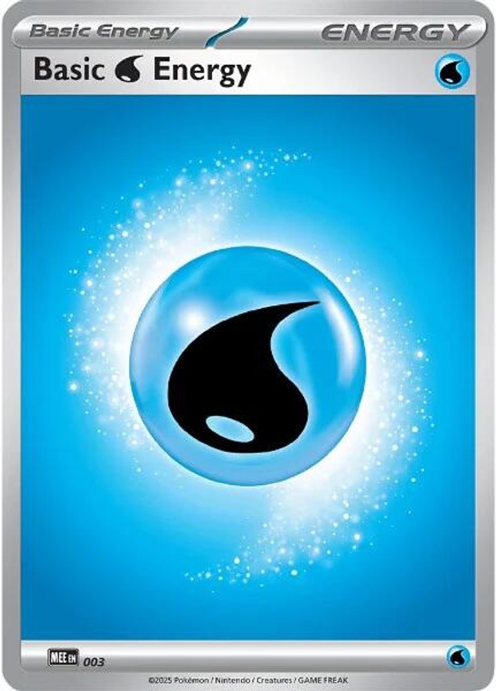 Basic Water Energy 3/ C MEE: Mega Evolution Energies Pokemon NM