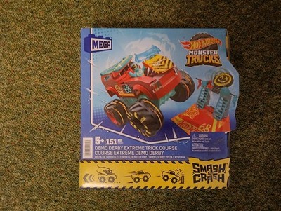 MEGA Hot Wheels Monster Trucks Demo Derby Extreme Stunt-Set