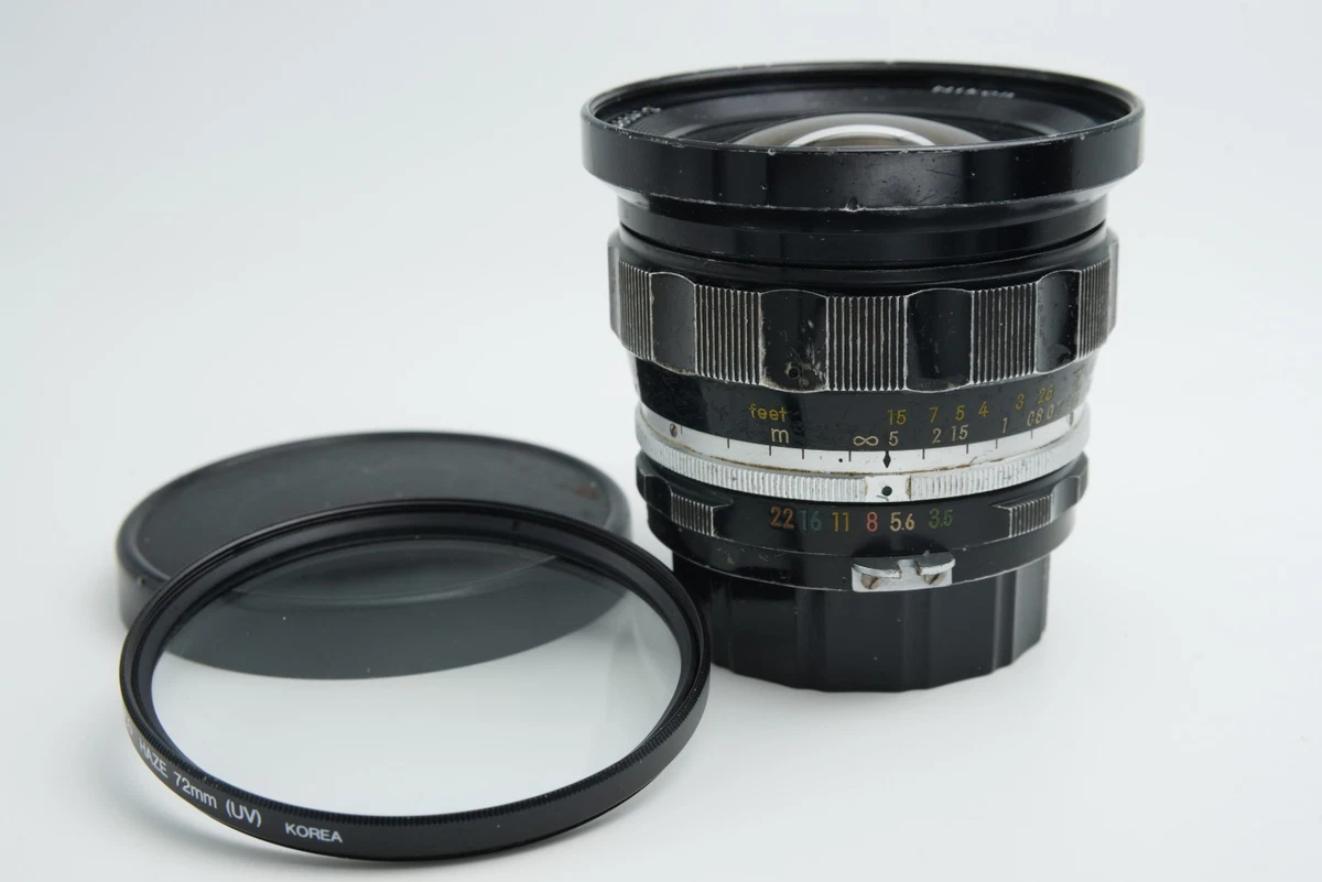 Nikon NIKKOR f/3.5 Camera Lenses 20mm Focal for sale - eBay