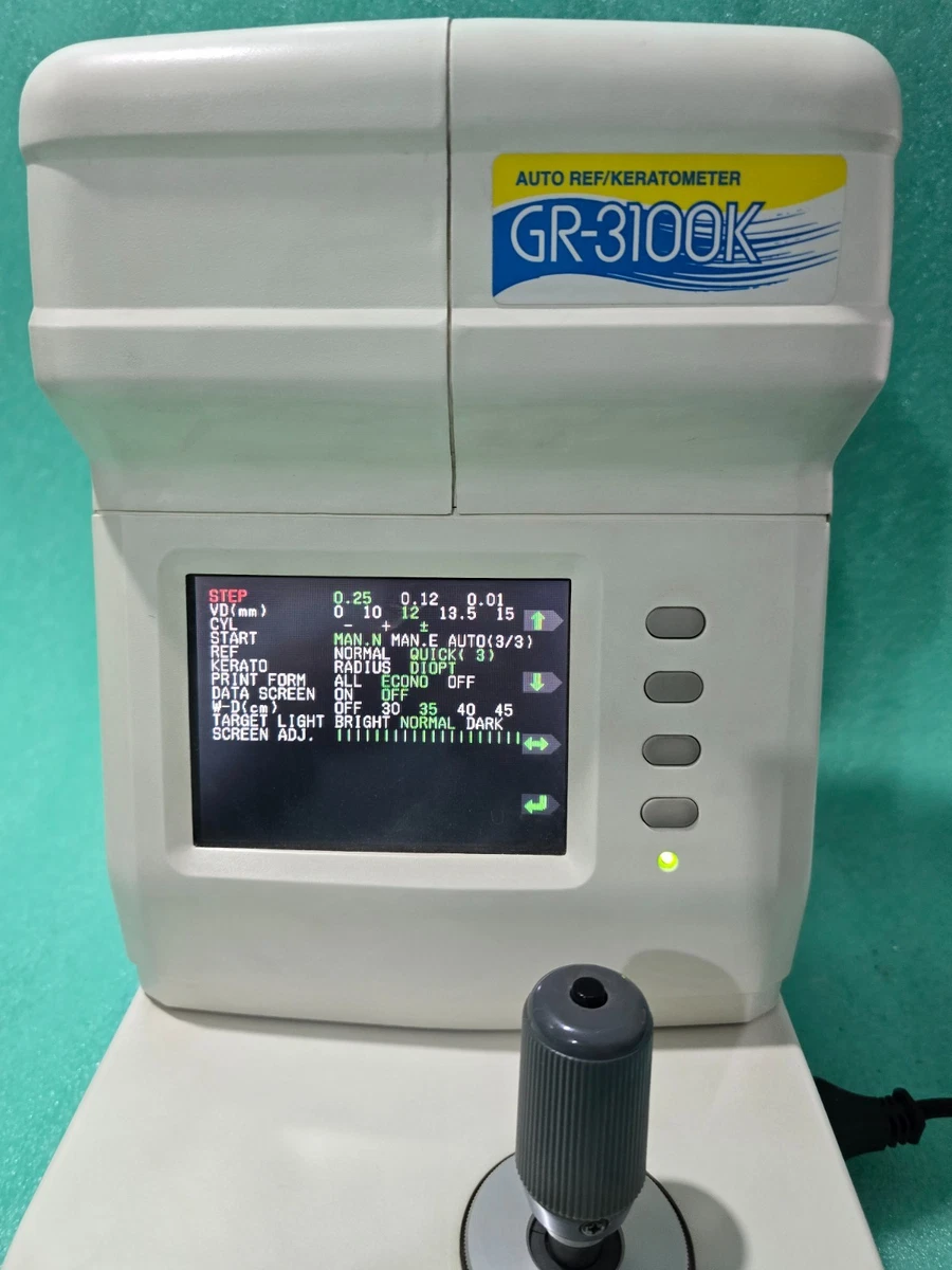 Grand Seiko GR-3100K Auto Ref/Keratometer Optical Analyzer Unit