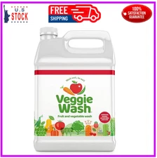 Veggie Wash Fruit and Vegetable Wash, Ideal for Cleaning Produce, 1 Gallon