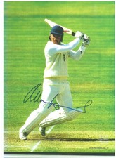 Allan Lamb - ENGLAND - Signed A4 Print
