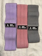 Cloth Fabric Resistance Hip Booty Bands Set Of 3