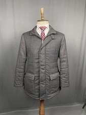 Armani Collezioni Men's Gray Wool Padded Sportcoat Size 52