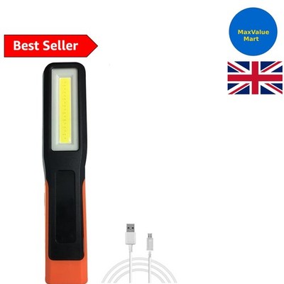 Wiederaufladbare COB LED Arbeitsleuchte - 3 Modi, Magnethaken für Garage & Camping