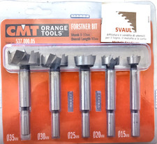 SET DI PUNTE FORSTNER BIT "CMT" DA Ø 15 A Ø 35 GAMBO 8/10