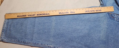 NWT Carhartt Jeans Mens 46 X 32 Tapered Leg Relaxed Fit Denim Pants Irregular - Picture 18 of 19