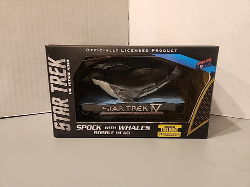 Star Trek IV Spock With Whales Bobble Head Convention Exclusive Rare - New - Picture 1 of 6