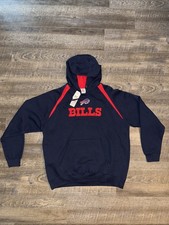 Buffalo Bills NFL Team Apperal Pull Over Hoodie Size XL NWT