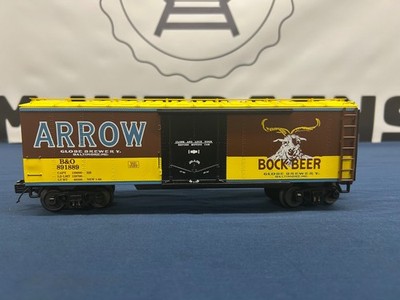 Mth Globe Brewery Arrow Bock Beer (B&O) #891889 40  Reefer Car 20-94109 NO BOX