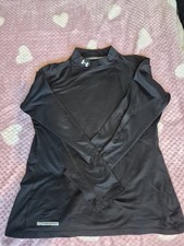 Image of Under Armour ColdGear Mock Neck Base Layer Shirt Men’s XL Fitted Long Sleeve