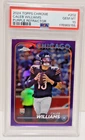 2024 Topps Chrome Caleb Williams Purple Refractor RC /275 PSA 10 Gem Mint POP 19