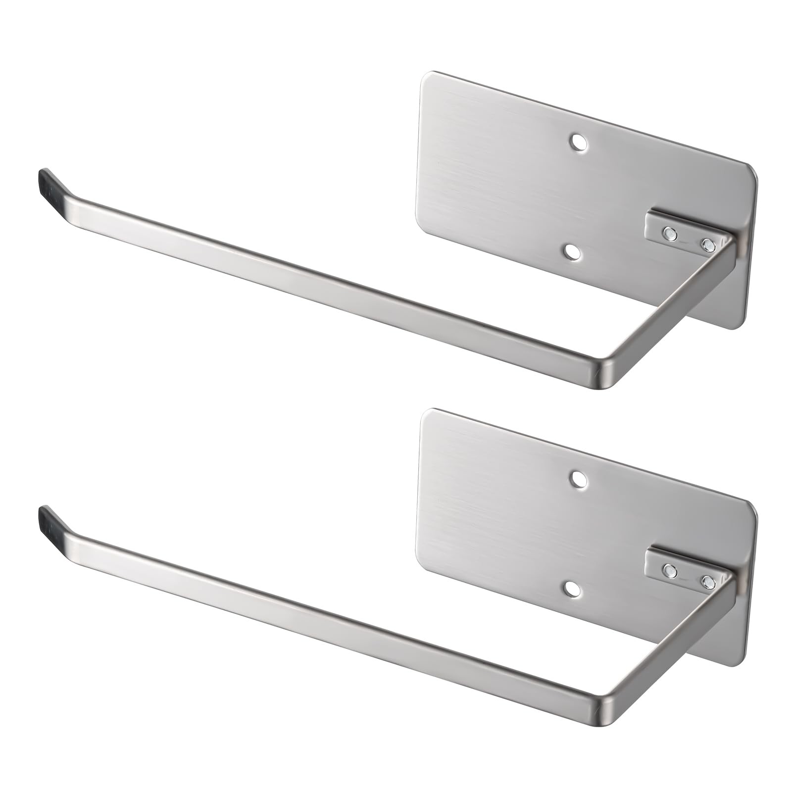 Stainless Steel Wall Mount Toilet Paper Holder 2-Pack