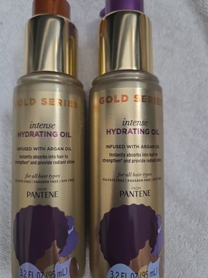 2 Pantene Gold Series Intense Hydrating Oil For Dry Damaged Hair 3.2oz  (L27)