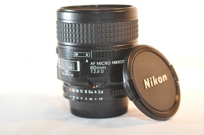 Nikon AF D Micro Nikkor 60mm f/2.8 MACRO PRIME FX lens for FM2 D750 DF D850 D780