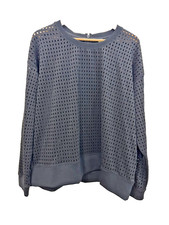 Xersion Womans Lasercut Athleisure Pullover S...