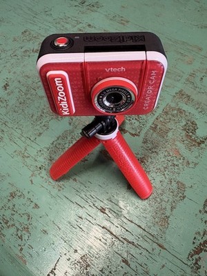 VTech KidiZoom Creator Cam HD Video Camera for Kids Red with Stand - Working