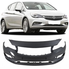 Fits Vauxhall Astra K 5Dr 2015-19 Front Bumper Primed W/O PDC Hole & Park Assist