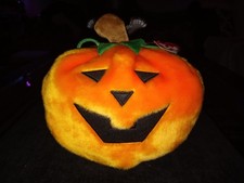 Ty Classic GOURDIN the Pumpkin 7" Plush Stuffed Halloween Pumpkin- Tag Attached