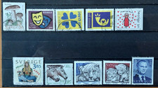 Schweden 10 Marken gestempelt aus 1996-1997 Michelwert 7,70 Euro
