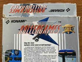 NES ~ ROLLERGAMES ~ Nintendo NES-US-AUS Game Cart + Sleeve + Inst Box Pal A