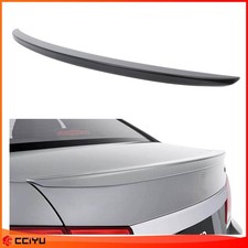For 2010 2011-2015 Chevy Cruze 4-door Sedan Primed Black Abs Rear Spoiler