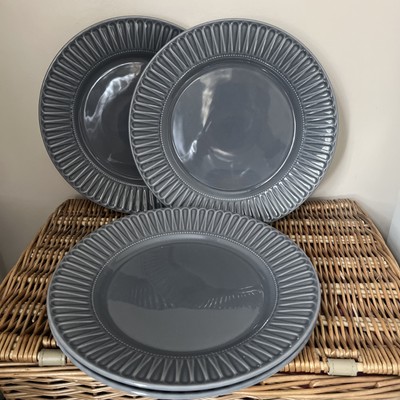 Dark Gray Ikea Grey Dishes IKEA X Grey Stoneware Dinner Plates