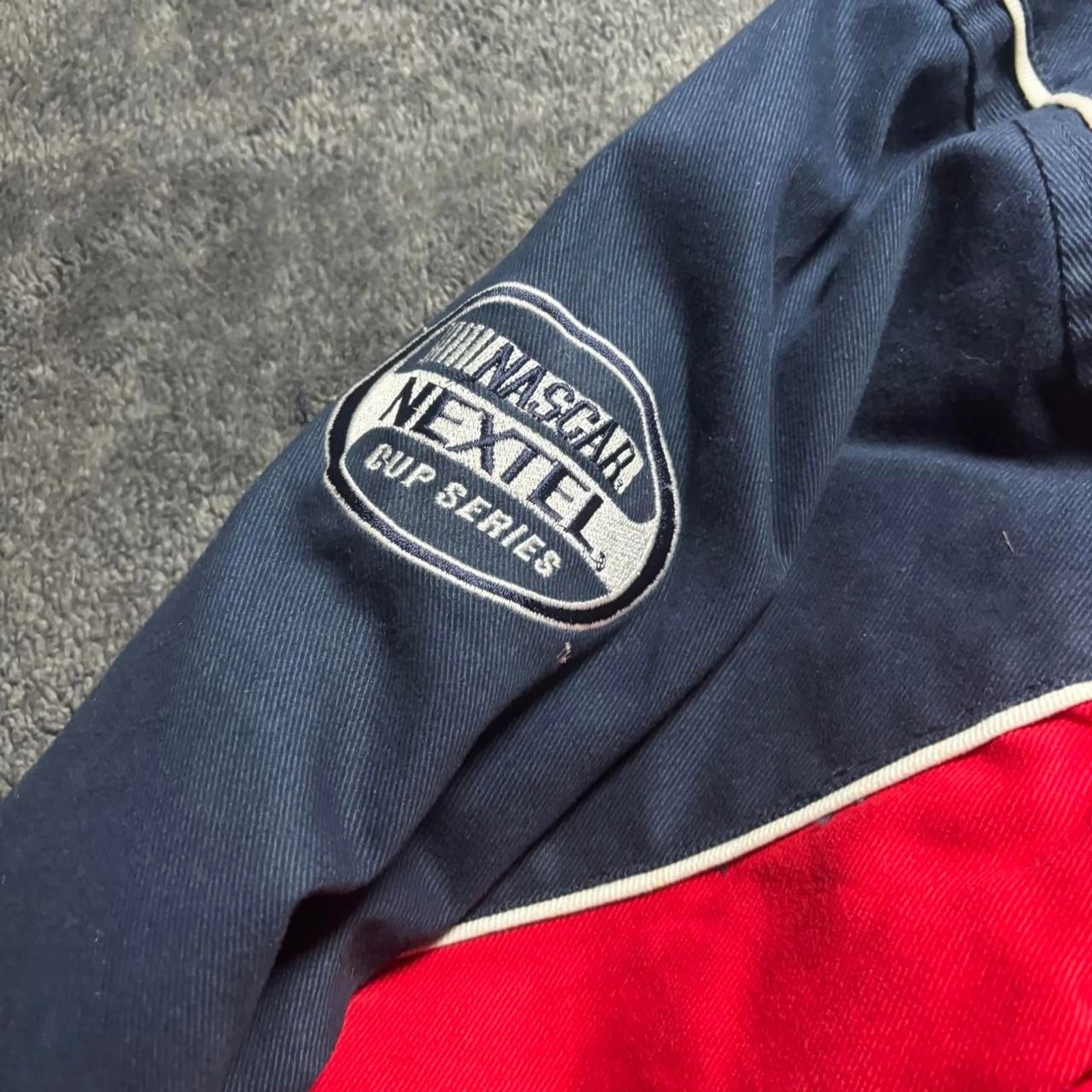 Vintage Winners Circle Dale Earnhardt Jr Budweiser nascar Jacket Mens L - product detail image 4