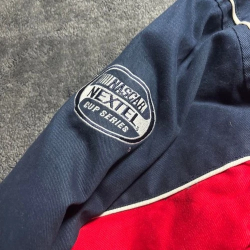 Vintage Winners Circle Dale Earnhardt Jr Budweiser nascar Jacket Mens L image 4