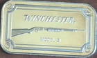 1993 Silver Town Winchester Rifle-Model 61 1Oz .999 Fine Silver Bar