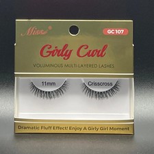 [4 PAIRS] MISS LASHES Girly Curl Voluminous Mult-Layere Eyelash Extension GC107