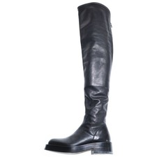Ann Demeulemeester 21AW Nicky Leather Knee High Boots Black Size 35