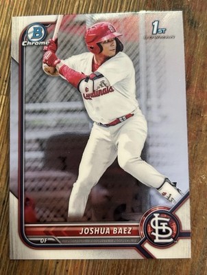 2022 Bowman Chrome Joshua Baez 1st Bowman #BCP-112 RC Cardinals Top Prospect