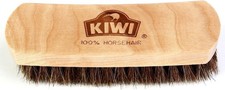 Kiwi Genuine Horsehair Shine Brush for Leather Care and Polishing Tools