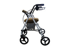 Medline Steel Rollator Walker 8" Wheels With Antimicrobial Microban Protection