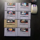 SNES Super Nintendo Game Lot (8) Mario Paint W/Mouse  FaceBall Tetris👀